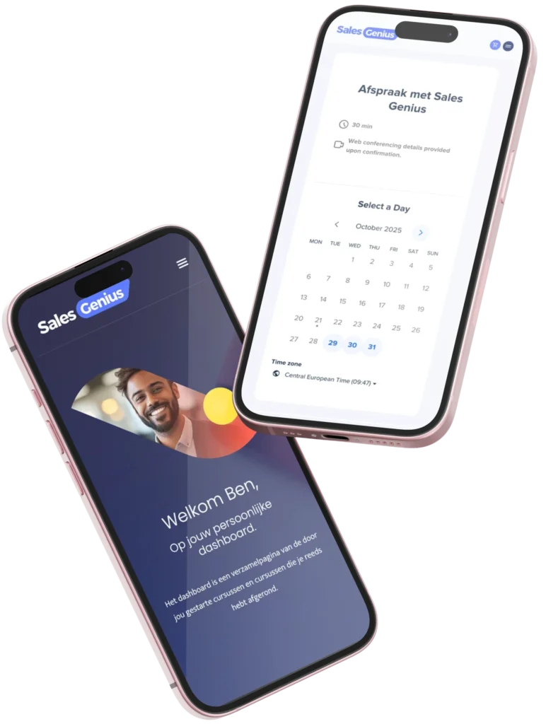 Sales Genius afspraak plannen